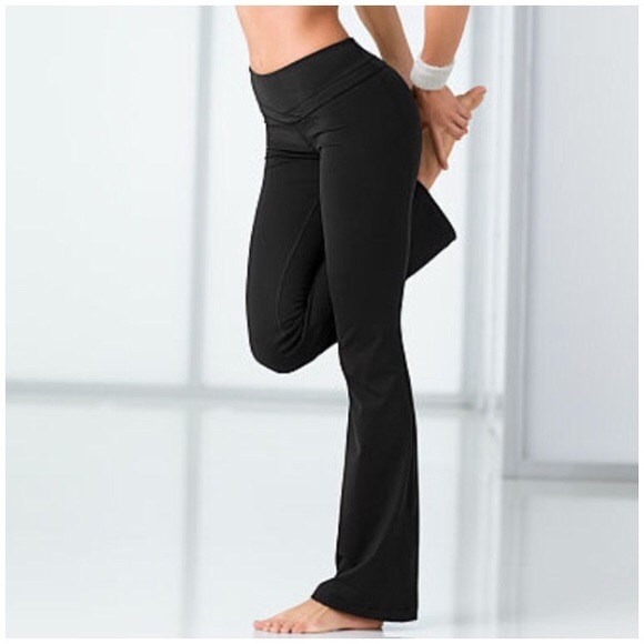 Pink yoga flare pants Clearance
